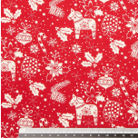 NAVIDAD ADORNOS CRUDOS FONDO ROJO