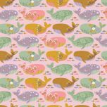 BALLENAS FONDO ROSA