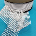 GOMA ELASTICA FRUNCIR 40MM BLANCO