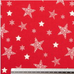NAVIDAD ESTRELLAS FONDO ROJO