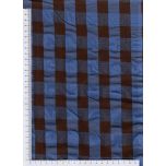 SEERSUCKER AZUL Y CHOCOLATE CUADRO MAXI