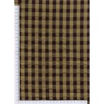 SEERSUCKER BEIGE Y MARRON CUADRO GRANDE