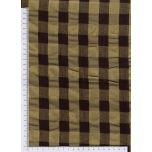 SEERSUCKER BEIGE Y MARRON CUADRO MAXI