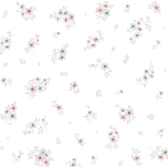 MUSELINA FLOR FONDO BLANCO