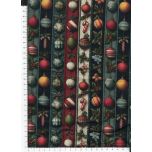 ALGODON NAVIDAD BOLS Y RAYAS VINTAGE