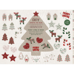 PANEL ADORNOS Y ARBOL DE NAVIDAD
