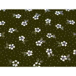 MINIFLOR BLANCA FONDO KAKI