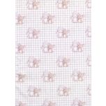 CONEJO Y RATON VICHY BEIGE