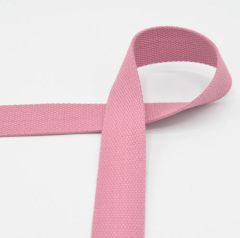 TROZO CINTA MOCHILA ALGODON 30MM ROSA VIEJO 100cm