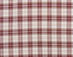 GABARDINA CUADROS TARTAN GRANATE Y MARRON