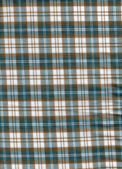 GABARDINA CUADROS TARTAN AZUL Y MARRON