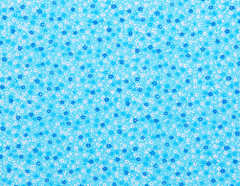 PEQUEÑAS FLORES FONDO AZUL