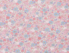 FLOR TIPO LIBERTY ROSAS Y AZUL