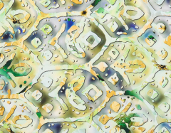 VISCOSA ABSTRACTO VERDE