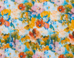 VOILE FLORES ABSTRACTO