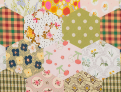 ALGODON HEXAGONOS PATCHWORK