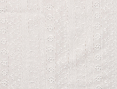 TROZO BATISTA BORDADA BLANCA 60cm