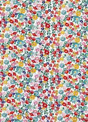 ALGODON TIPO LIBERTY ROJO VERDE Y AMARILLO