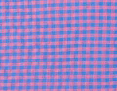 SEERSUCKER BICOLOR AZUL ELECTRICO Y ROSA