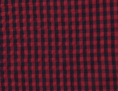 SEERSUCKER VINO Y NEGRO