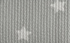 TROZO PIQUE ESTRELLAS GRIS Y BLANCO 35 a 40cm