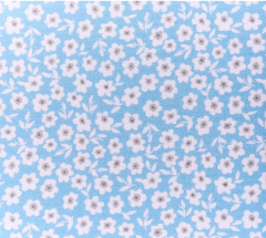 FLORES FONDO CELESTE