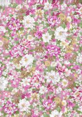FLORES MEDIANAS ROSAS Y BLANCAS