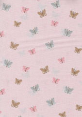 MARIPOSAS POPPY FONDO ROSA