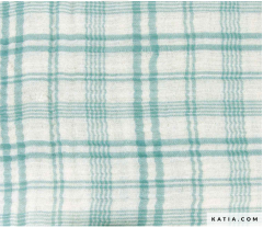 KATIA DOBLE GASA TARTAN VERDE MAR