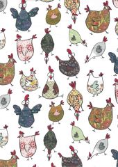 GALLINAS FONDO BLANCO