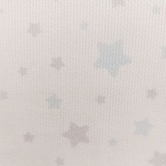 TROZO PIQUE ESTRELLAS GRISES Y CELESTES 40 cm