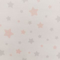 PIQUE ESTRELLAS GRISES Y ROSAS