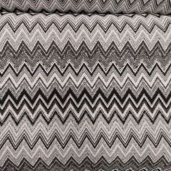 GOBELINO ZIG ZAG BLANCO Y NEGRO