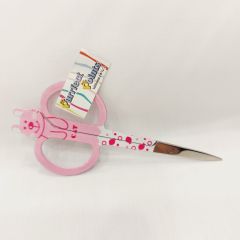 TIJERA BORDAR GATO ROSA