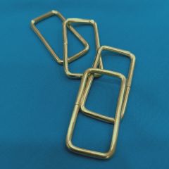 HEBILLA RECTANGULAR 30MM ORO