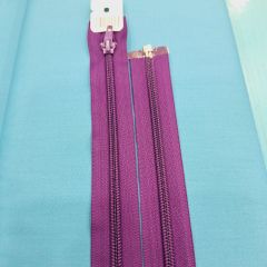 CREMALLERA ABIERTA MORADA 50CM #5