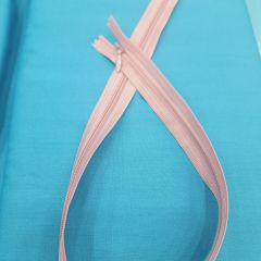 CREMALLERA INVISIBLE ROSA EMPOLVADO 50cm