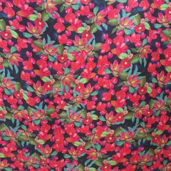 TROZO VISCOSA FLORES FUCSIA 160cm