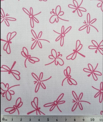 PIQUE LIBELULAS FUCSIA