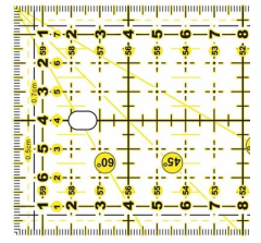REGLA PATCHWORK 8X60 CM