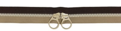 CREMALLERA DOBLE CURSOR BEIGE - MARRON