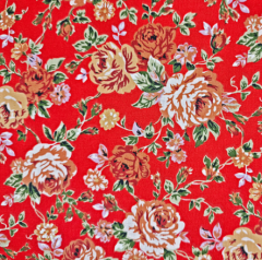 ROSAS ROJAS FONDO ROJO