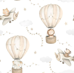 ANIMALES EN GLOBO Y AVIONETA