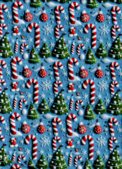 NAVIDAD ABETOS Y BASTONES DE CARMELO