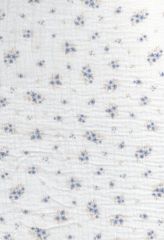 MUSELINA RAMILLETES AZUL