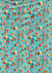 NOTAS MUSICALES 3D