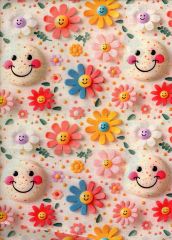 SMILE Y FLORES 3D 2