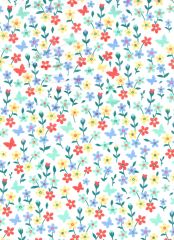 FLORES CON MARIPOSAS