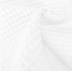 TROZO WAFFLE ALGODON BLANCO 55cm