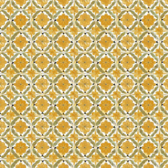 FLORES MOSAICO MOSTAZA
